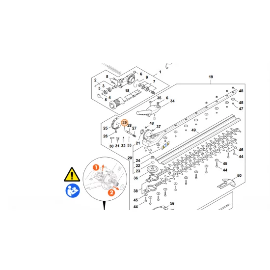 STIHL  Rozprężny pierścień osadczy DIN7993-B10 9458 621 1421